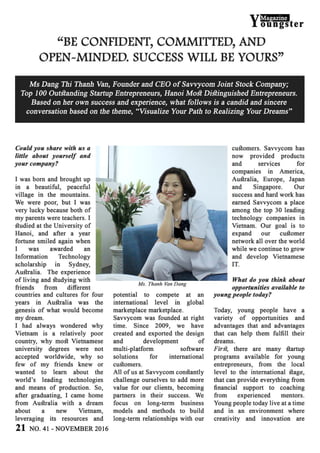 Featured on The Young Magazine