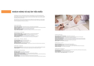 KHÁCH HÀNG VÀ DỰ ÁN TIÊU BIỂU
 