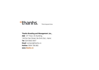 Thanhs - Profile công ty