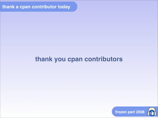 Thank A Cpan Contributor Today