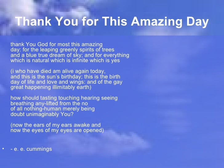 thank you for this