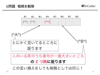G問題 戦略を観察 
2014/12/12 
37  