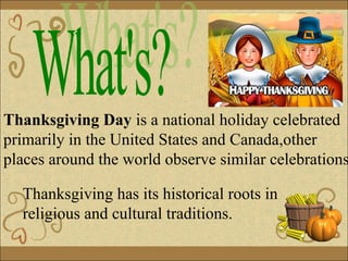 O que é Thanksgiving Day?