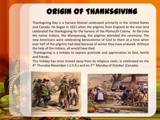 Thanksgiving | PPTX