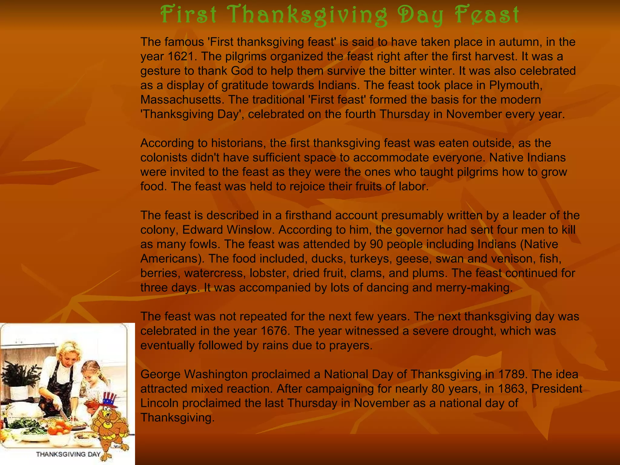 thanksgiving day | ppt