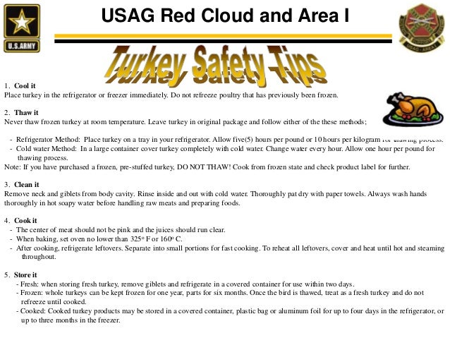 Thanksgiving safety tips ppt