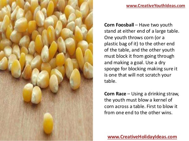 Thanksgiving Ideas – 5 Kernels of Corn