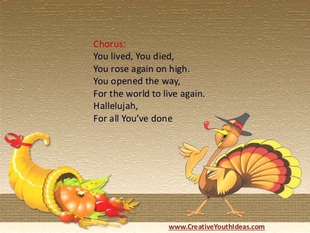 Thanksgiving poems emerson
