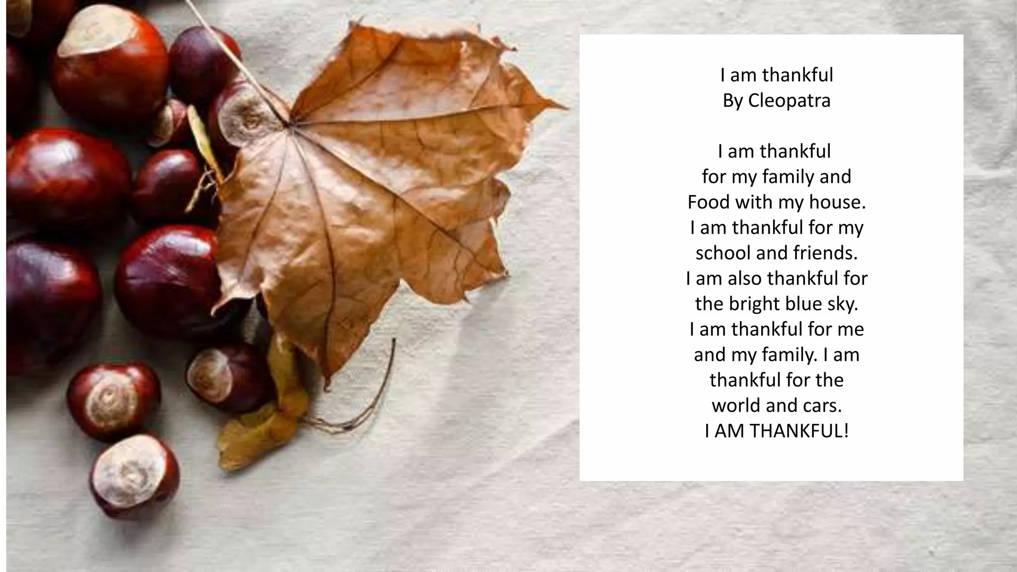 thanksgiving poems | pptx