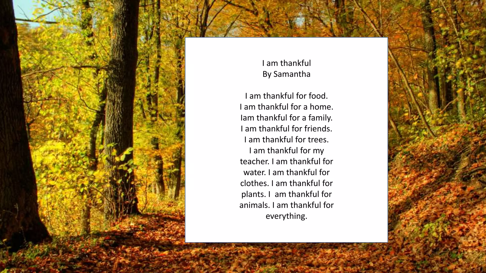 thanksgiving poems | pptx