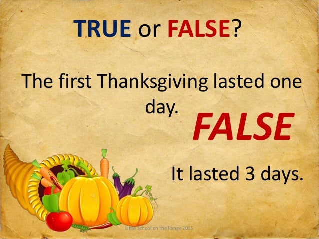 Thanksgiving Presentationthenandnow