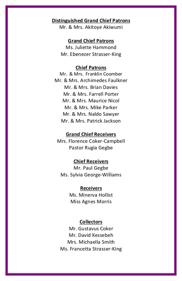 MGHS Thanksgiving Program