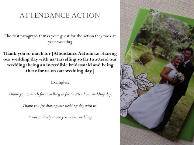 how to word your wedding thank you notes