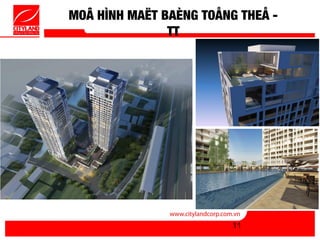 MOÂ HÌNH MAËT BAÈNG TOÅNG THEÅ -
               TT




                         11
 