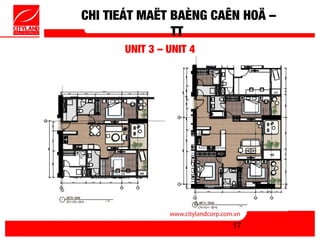 CHI TIEÁT MAËT BAÈNG CAÊN HOÄ –
               TT
      UNIT 3 – UNIT 4




                        17
 