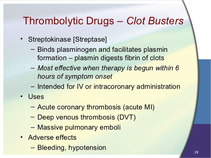 Tpa clot buster Tpa clot buster