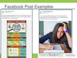 Facebook Post Examples
18
 