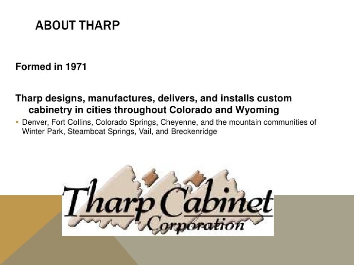 Tharp Cabinet Corp 2