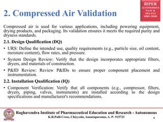 Validation of Pure Steam, Compressed Air and Nitrogen gas | PDF