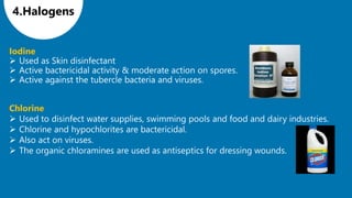4.Halogens
Iodine
Chlorine
 