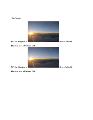 I’m a Soul Surviva!
3So
I’m a real ass
 