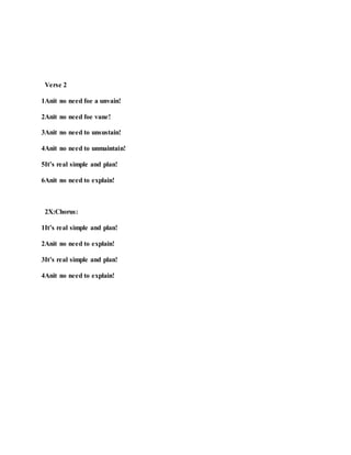 I’m like a straight
Don!
2Foe more than Century’s and Eons!
 