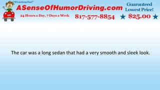 The car was a long sedan that had a very smooth and sleek look.
 