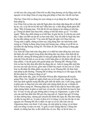 có thể trao cho cùng một Chúa Giê-xu đầy lòng thương xót ấy bằng cách cầu
nguyện và tin rằng Chúa sẽ cung ứng giải pháp cơ bản cho vấn đề của bạn.
Thứ hai, Chúa Giê-xu đang tìm xem chúng ta có gì dâng lên, để Ngài thực
hiện phép lạ.
Lúc Chúa Giê-xu bảo các môn đệ Ngài phải cho đoàn dân đang đói có đó để
họ ăn, các vị ấy đã trả lời thế nào? Hầu như các vị đều đồng thanh phản đối
rằng: "Đây là hoang mạc. Trời đã tối rồi mà chúng ta lại chẳng có tiền bạc
gì. Chúng tôi đành chịu thua thôi, chẳng có thể làm được gì cả." Và nhấn
mạnh: "Điều duy nhất chúng ta có thể làm, là giải tán họ. Ca-bê-ba-um cách
đây 5 dặm còn Bết-sai-đa thì xa hơn một chút. Vậy tốt nhất là Ngài hãy bảo
họ tìm đến những nơi đó." Các môn đệ Ngài đề nghị với Chúa Giê-xu.
Trong một ý nghĩa, chúng ta hôm nay cũng đang lâm vào một hoàn cảnh
tương tự. Chúng ta đang sống trong một hoang mạc, chẳng có gì để ăn cả,
mà đêm thì sắp buông xuống rồi. Nói khác đi, đời sống chúng ta đang gặp
khủng hoảng.
Các môn đệ Chúa tính toán rằng phải có ít nhất hai trăm đồng bạc mới mua
đủ bánh cho mỗi người trong đoàn dân đông đảo này được chút đỉnh để ăn
cho đỡ đói, nhưng đó không phải là một giải pháp đích thực cho vấn đề. Các
môn đệ Chúa đã tính ra con số này và kết luận phải có rất nhiều tiền để mua
thực phẩm, vì họ đã quên mất quyền phép của Thượng Đế. Nhưng Chúa
Giê-xu bảo họ hãy đem đến điều họ đang sẵn có. Anh-rê mang đến một bữa
ăn trưa của một cậu bé trai, gồm năm ổ bánh lúa mạch với hai con cá. Chúa
Giê-xu đã nhận lấy khẩu phần của cậu bé, tạ ơn Thượng Đế, rồi thực hiện
một phép lạ phi thường. Thượng Đế sẽ dùng vật chúng ta có sẵn ngay tại đây
để làm phép lạ. Chúng ta đang có gì?
Mấy năm trước đây, giáo sĩ Christian Wilson đến Afganistan để truyền
giảng Phúc Âm. Ngành kỹ nghệ chính của xứ là nuôi cừu, nhưng rủi thay,
một nạn dịch nghiêm trọng bắt đầu giết chết rất nhiều cừu. Cuối cùng, người
ta phát giác ra rằng loài cừu mắc phải một chứng bệnh do các vi khuẩn từ
loài ốc bươu mang tới. Phương pháp duy nhất là tiêu diệt ốc bươu hầu ngăn
chận chứng bệnh, là phải có một loại vịt nào đó, vốn rất thích ăn loại ốc bưu
kia. Vì loại vịt này gốc gác không phải ở trong xứ Afganistan, vị giáo sĩ đã
yêu cầu một bạn thân bên Mỹ gởi cho ông một số. Người bạn gởi 24 trứng
vịt theo đường thủy, nhưng qua chuyến hải hành dài ngày đó, hầu như trứng
vịt đều bị ung thối cả. Vị giáo sĩ đem số ít ỏi trứng vịt còn lại cho ấp và cầu
nguyện xin Thượng Đế cho ít nhất vài cặp vịt sẽ nở, hầu loài cừu tại
Afganistan được cứu thoát. Cuối cùng, do một phép lạ, trứng vịt nở được
một con trống và một con mái. Vị giáo sĩ nuôi chúng thật kỹ. Chúng lớn
nhanh và chẳng bao lâu, ra đời nhiều lứa vịt con. Bầy vịt ăn ốc bưu, và
 