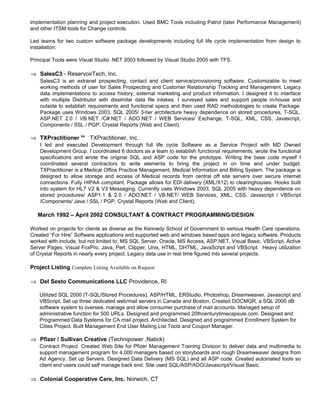 Theodore Baar - Business Intelligence | PDF