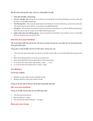 Tự học lập trình java b1 | PDF