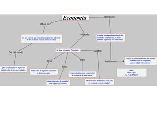 Mapa Conceptual de Economía 