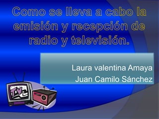 Laura valentina Amaya
Juan Camilo Sánchez

 