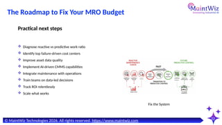 The #1 Reason Your MRO Budget Exploded — And How Predictive Maintenance ...