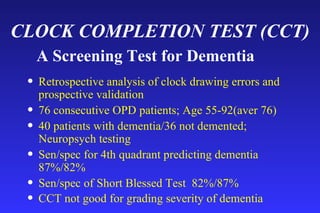 The 10 Min Geriatric Assessment | PPT