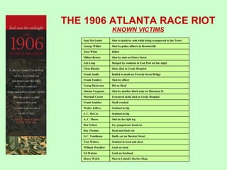The 1906 Atlanta Race Riot | PPT