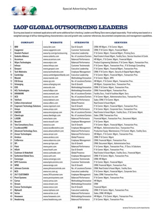 The 2007 Global Outsourcing 100