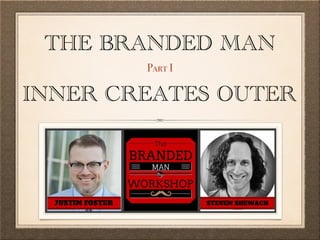 THE BRANDED MAN
Part I
INNER CREATES OUTER
 