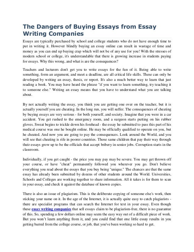 buying essay