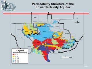 Page 13
Permeability Structure of the
Edwards-Trinity Aquifer
 