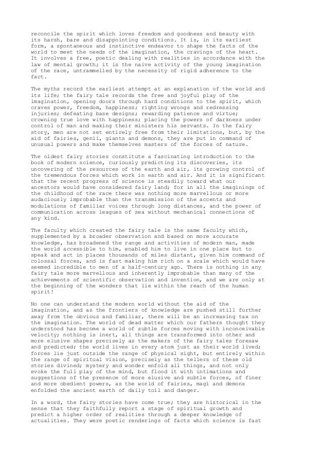 Fairy Tales Every Child Know Should