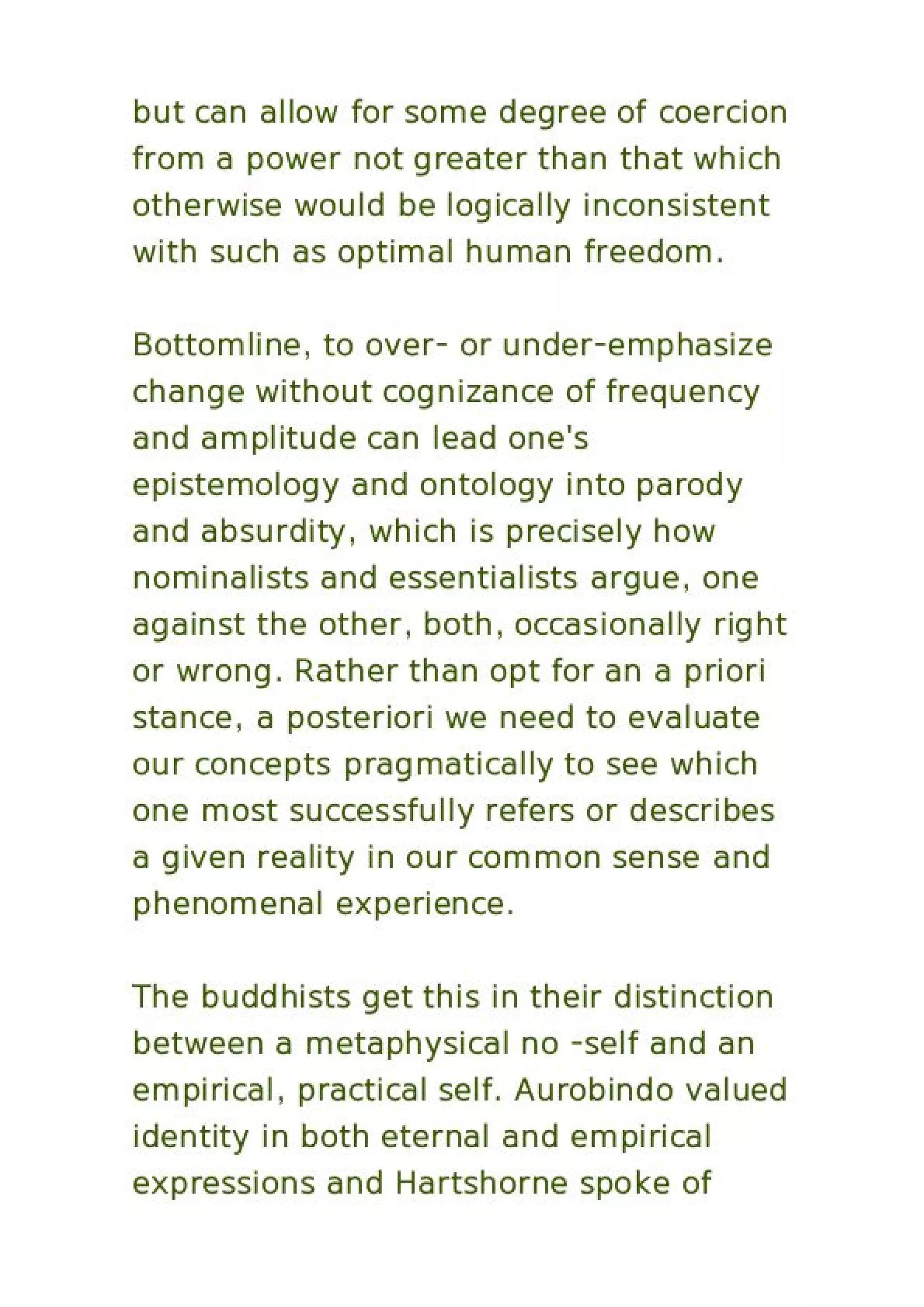 The role of change in metaphysics   not so fast