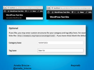 Amelia Briscoe -
@amelia_briscoe
#wpmelb
 