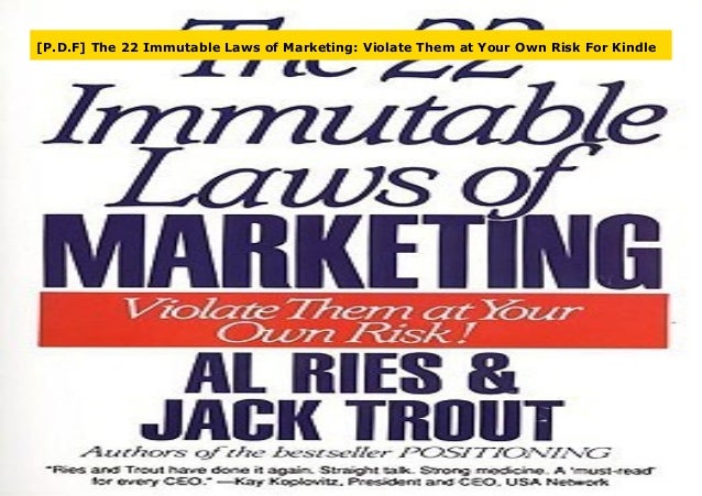 the 22 immutable laws of marketing al ries jack trout pdf the 22 immutable laws of marketing al ries jack trout pdf