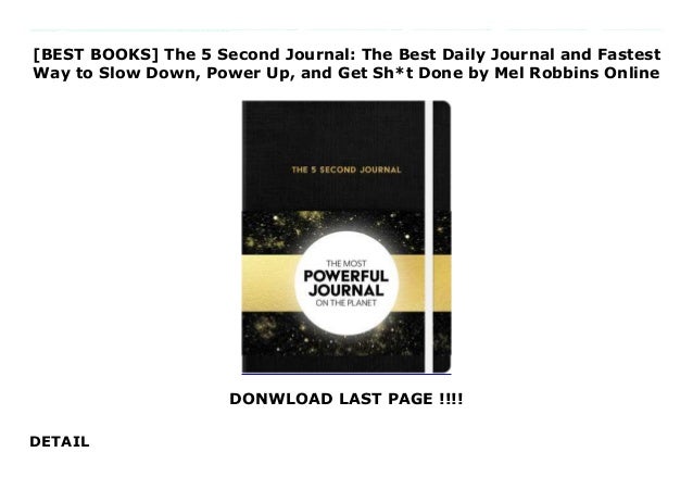 Best Books The 5 Second Journal The Best Daily Journal And Fastes Best Books The 5 Second Journal The Best Daily Journal And Fastes