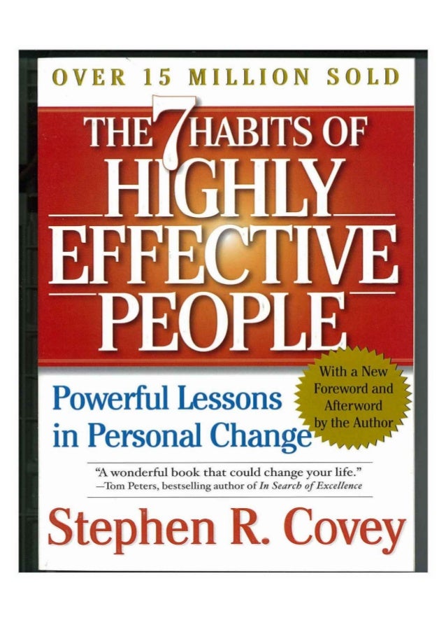 The 7 habits of highly effective people summary