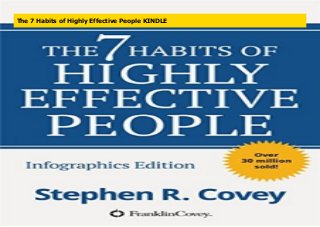 The 7 Habits of Highly Effective People KINDLE
 