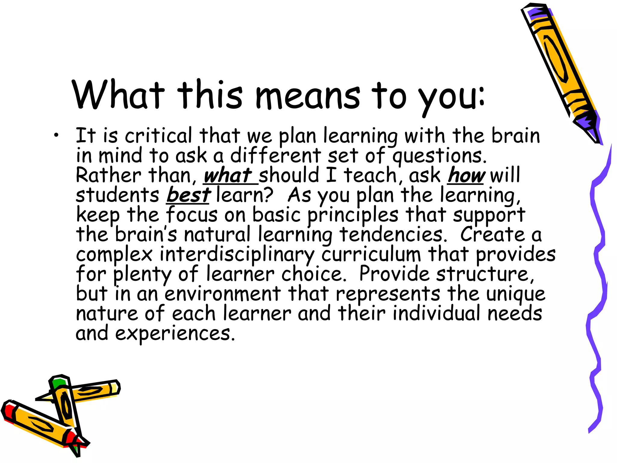 The 7 Stage Brain Based Learning Lesson Planning | PPT