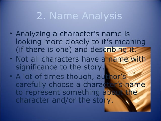 The 8 Methods Of Characterization Powerpoint The 8 methods of characterization powerpoint