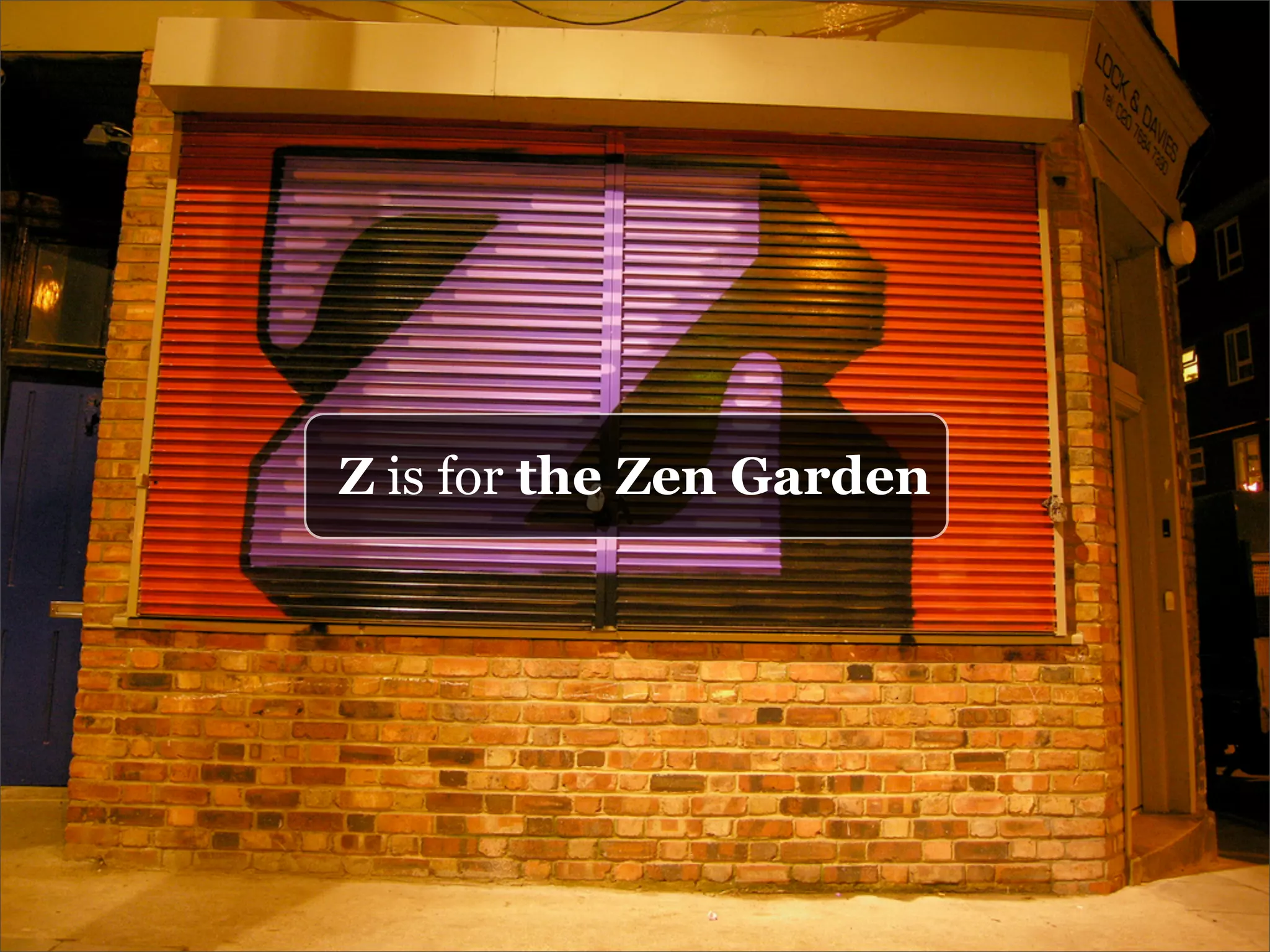 The A to Z of developing for the web