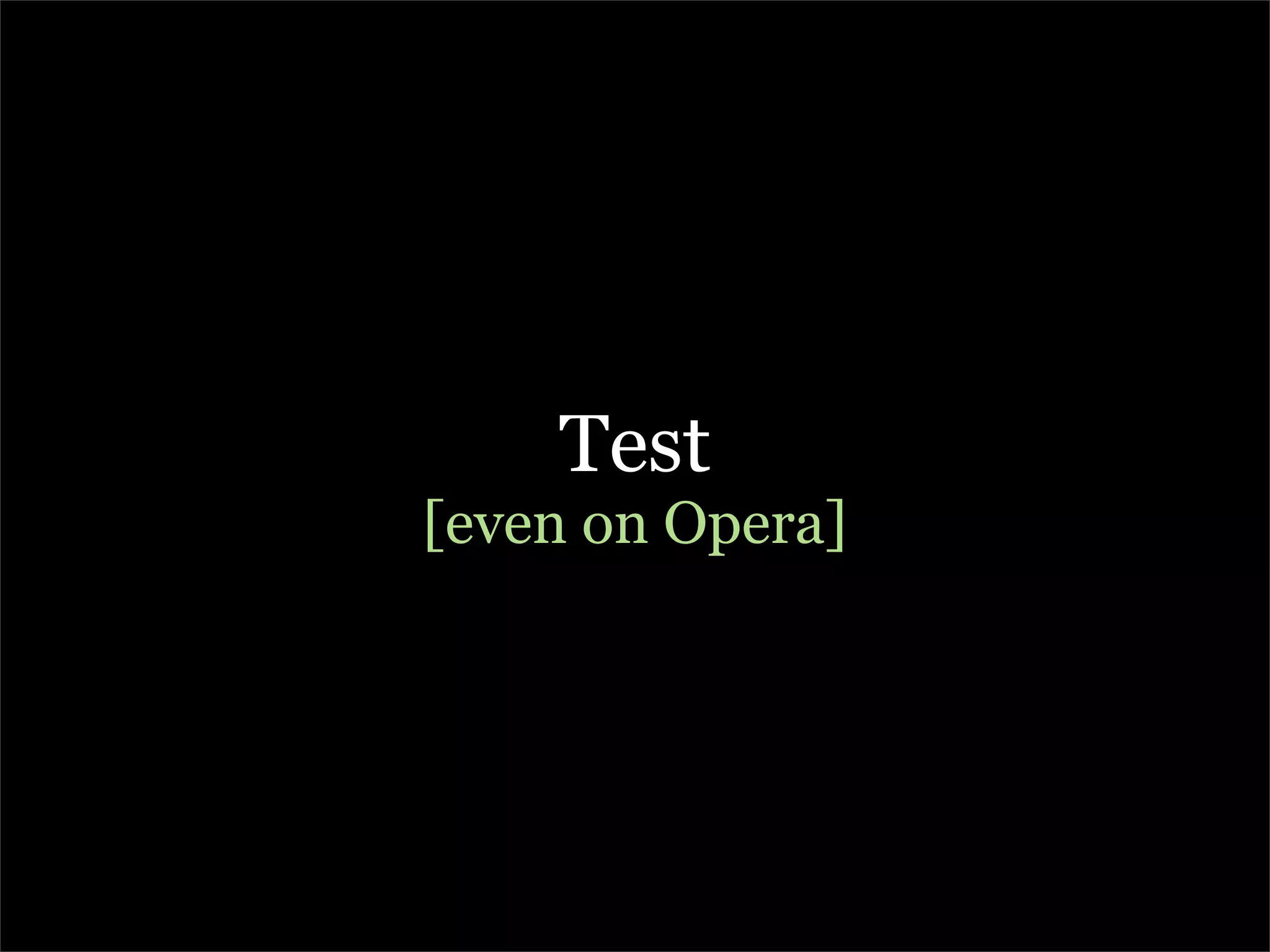 The A to Z of developing for the web